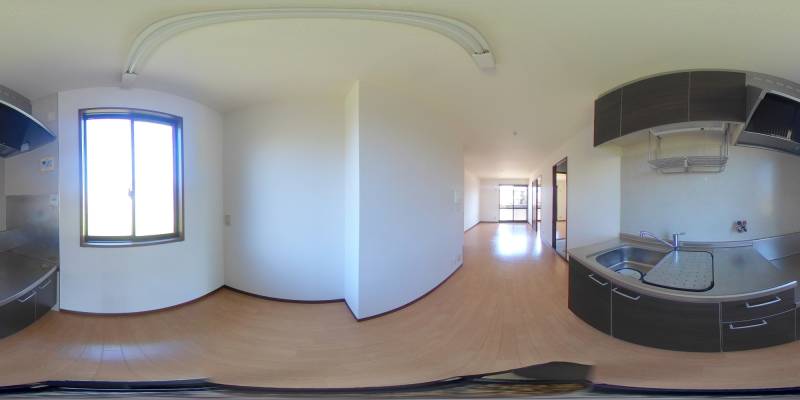 パノラマ画像キッチン