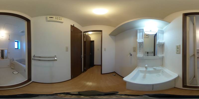 パノラマ画像洗面所