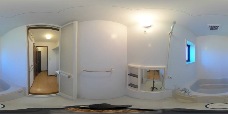 パノラマ画像バスルーム