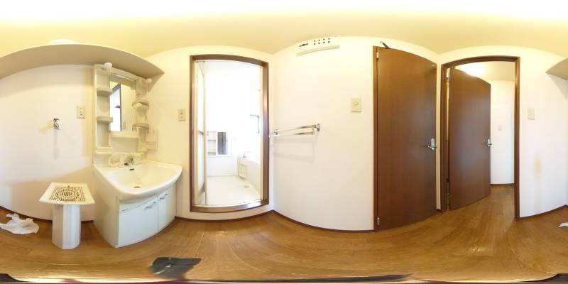 パノラマ画像洗面所