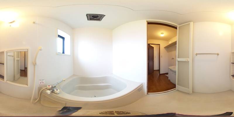 パノラマ画像バスルーム