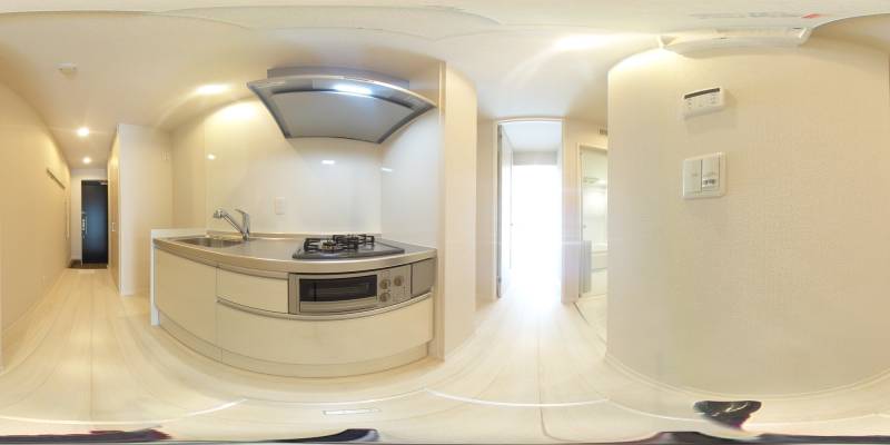 パノラマ画像キッチン