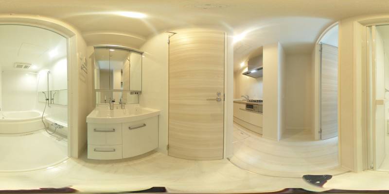 パノラマ画像洗面所