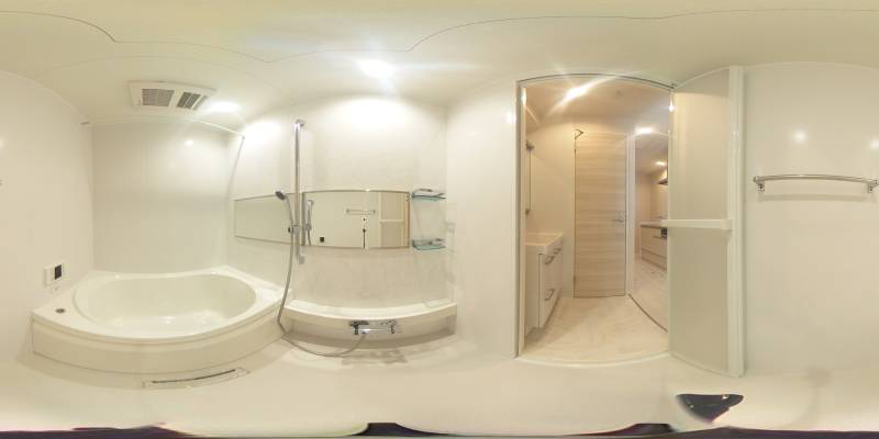 パノラマ画像バスルーム