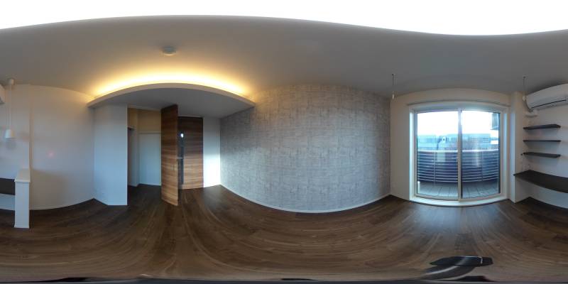 パノラマ画像洋室