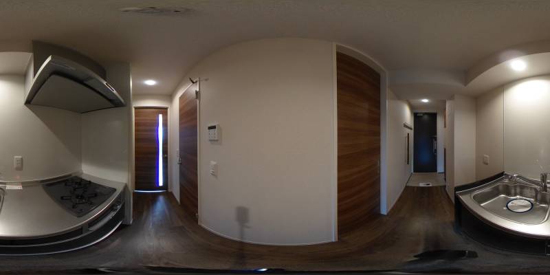 パノラマ画像キッチン