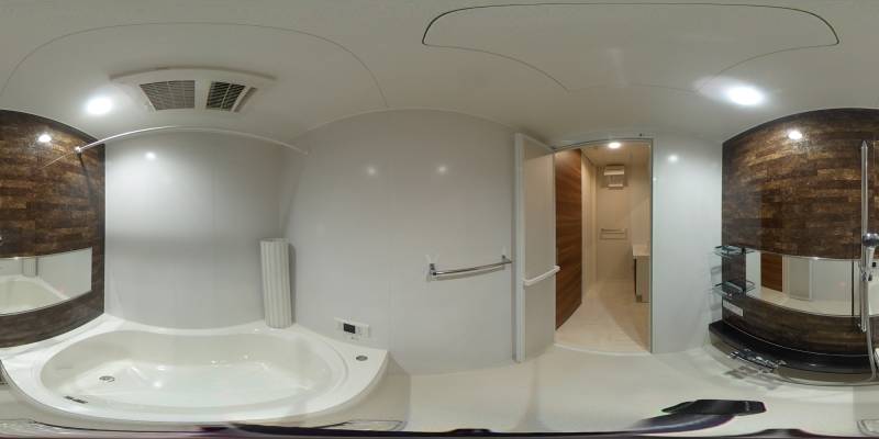 パノラマ画像バスルーム