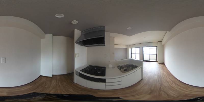 パノラマ画像キッチン