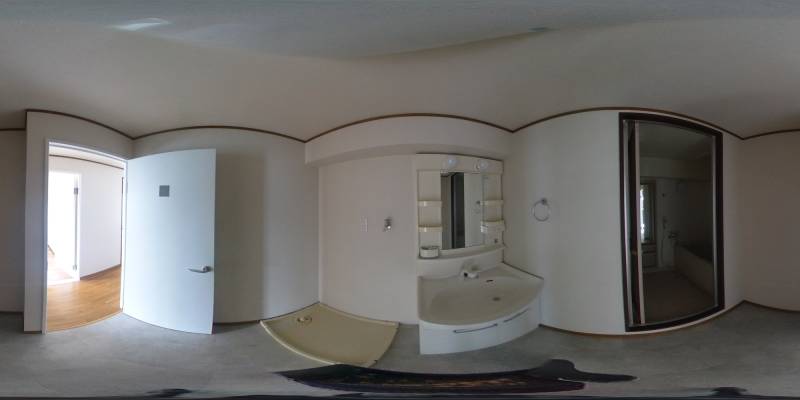 パノラマ画像洗面所