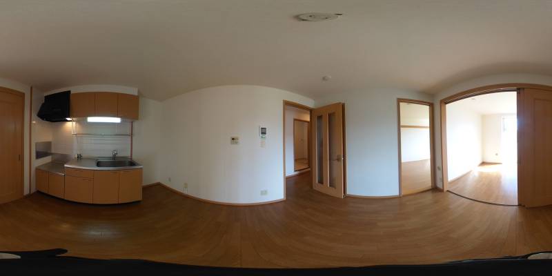 パノラマ画像キッチン