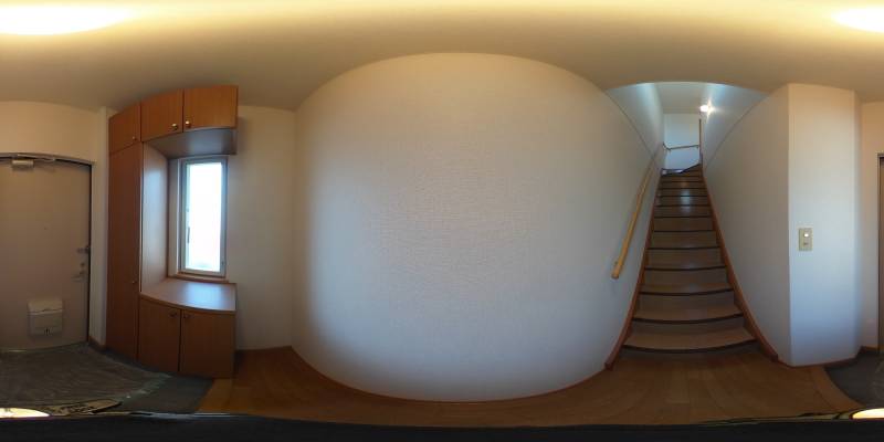 パノラマ画像玄関