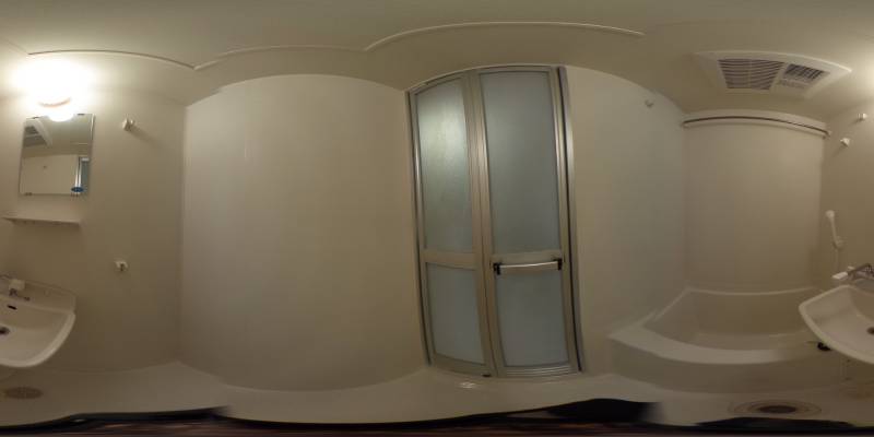 パノラマ画像バスルーム