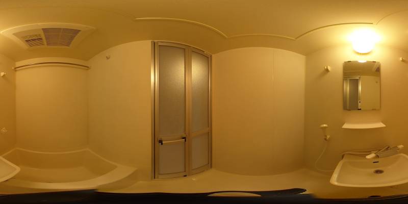 パノラマ画像バスルーム