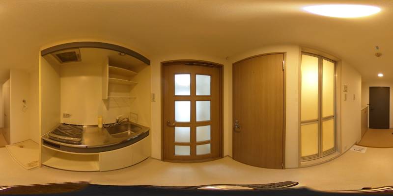 パノラマ画像キッチン