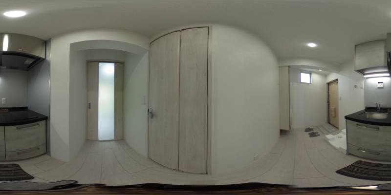 パノラマ画像キッチン