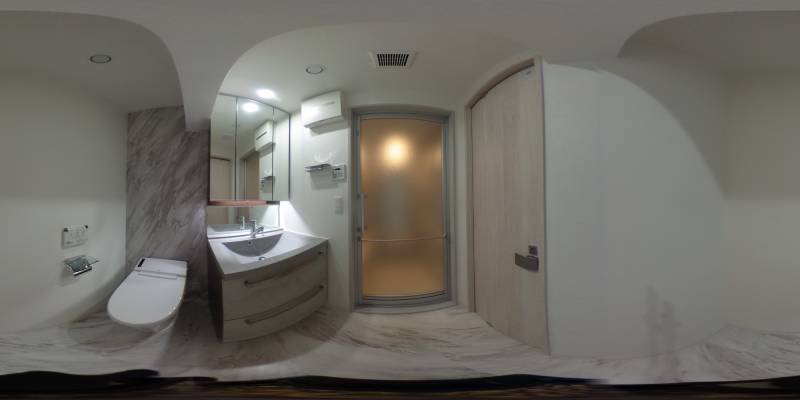 パノラマ画像洗面所