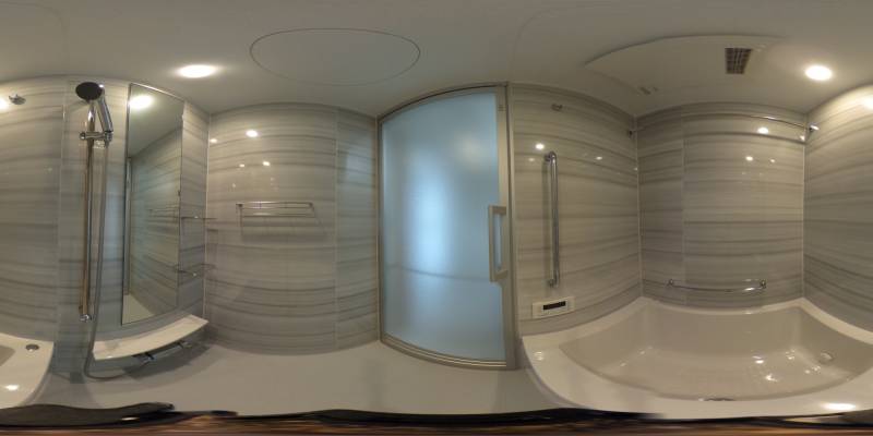 パノラマ画像バスルーム