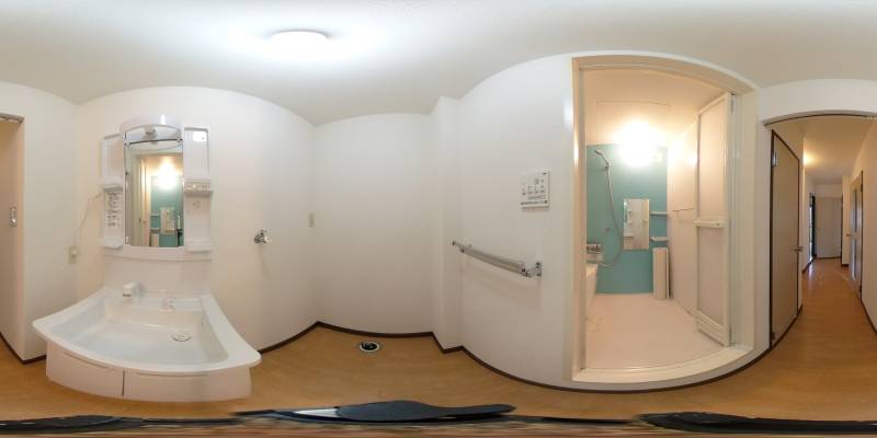 パノラマ画像洗面所