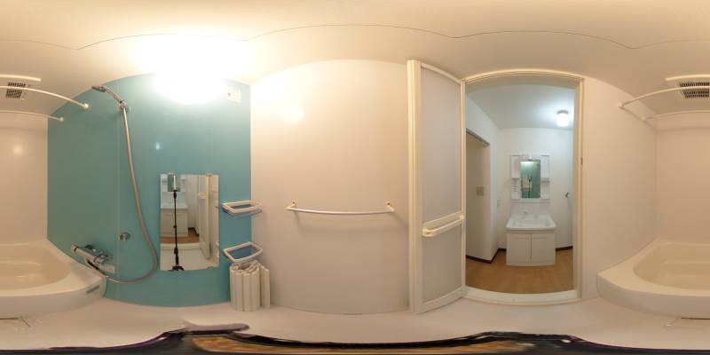 パノラマ画像バスルーム