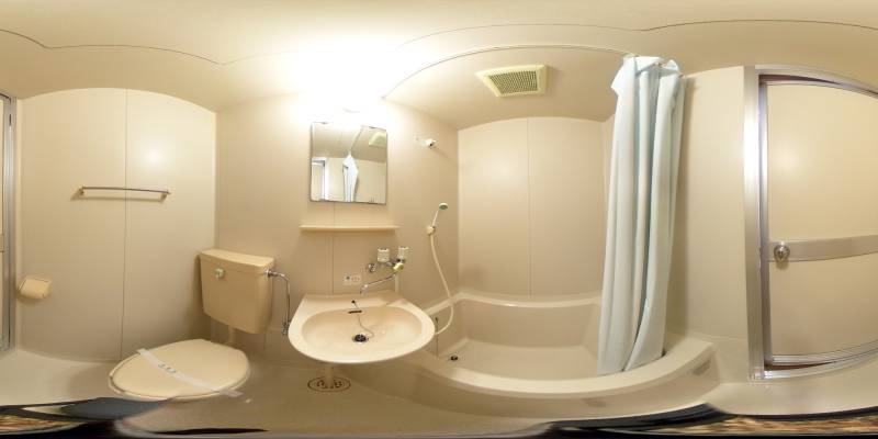 パノラマ画像バスルーム