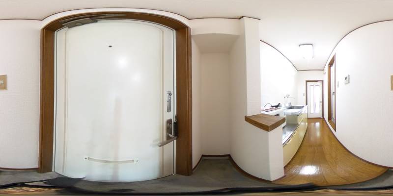 パノラマ画像玄関