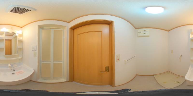 パノラマ画像洗面所