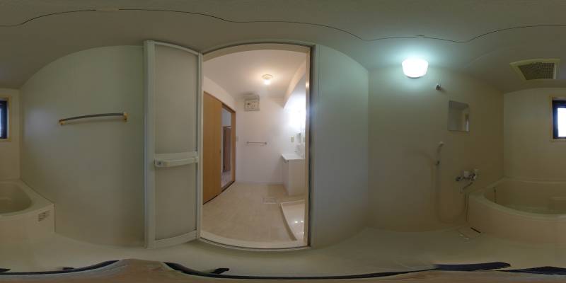 パノラマ画像バスルーム