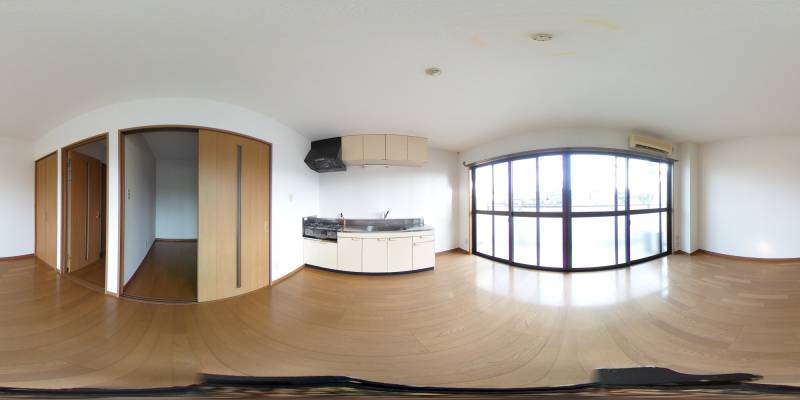 パノラマ画像キッチン