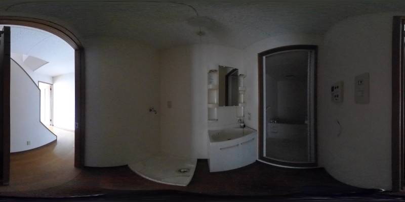 パノラマ画像洗面所