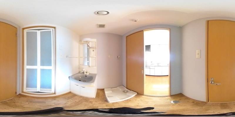 パノラマ画像洗面所