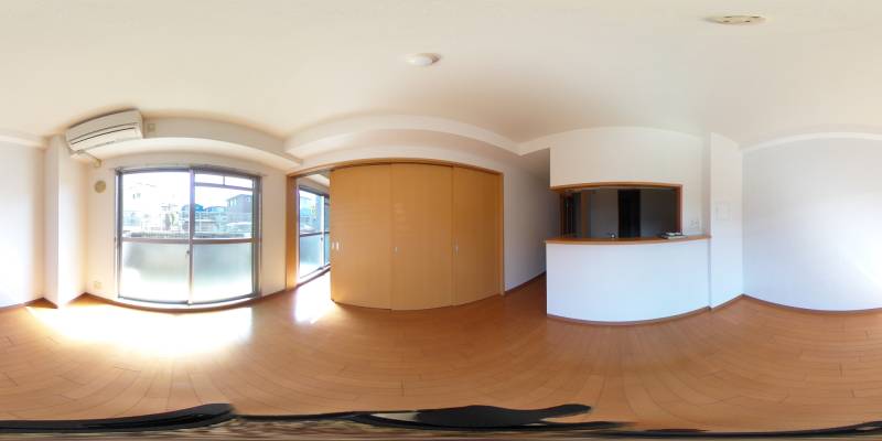 パノラマ画像リビング