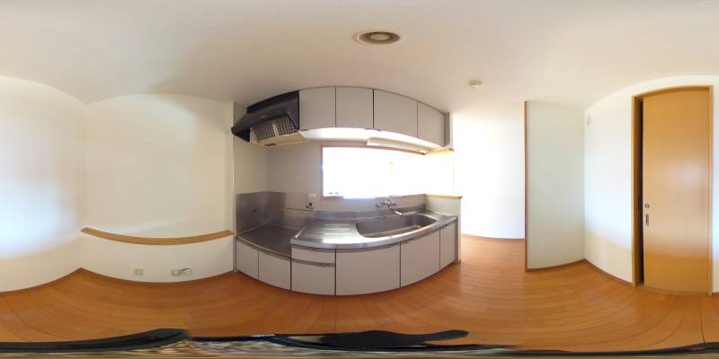 パノラマ画像キッチン