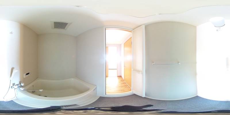 パノラマ画像バスルーム