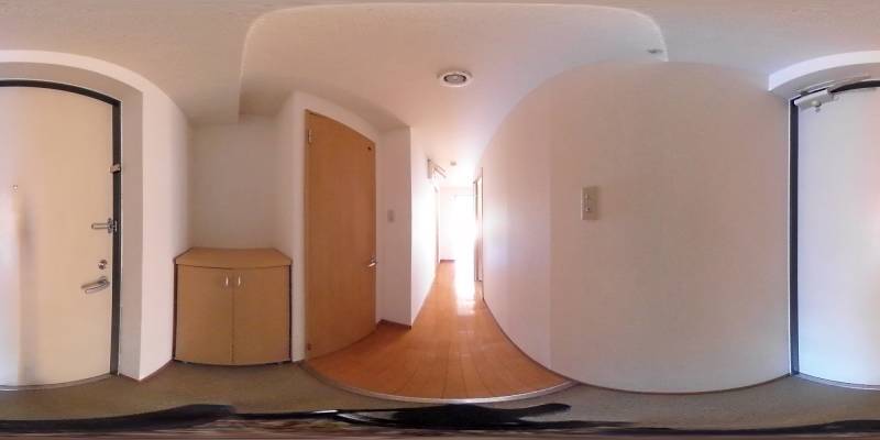 パノラマ画像玄関