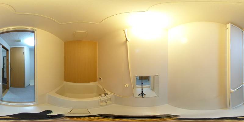 パノラマ画像バスルーム