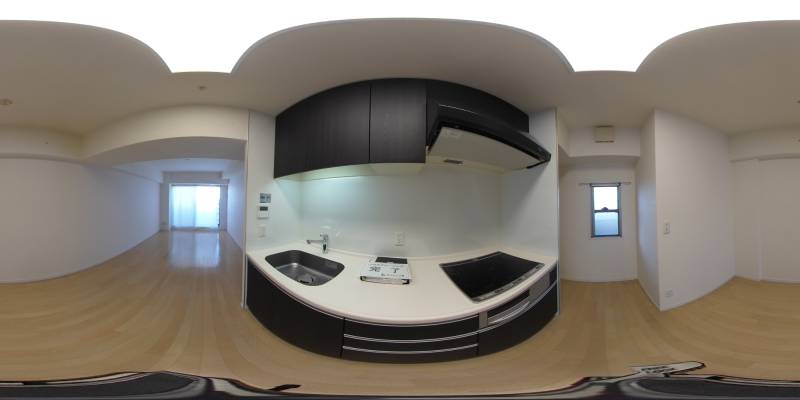 パノラマ画像キッチン