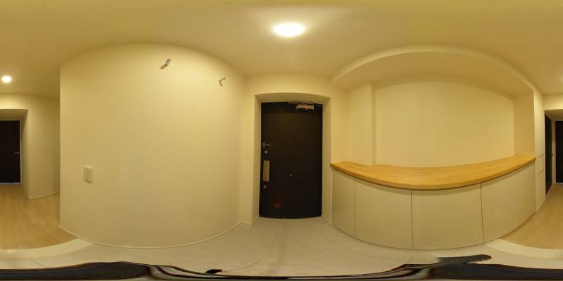 パノラマ画像玄関