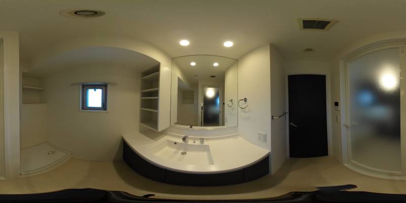 パノラマ画像洗面所