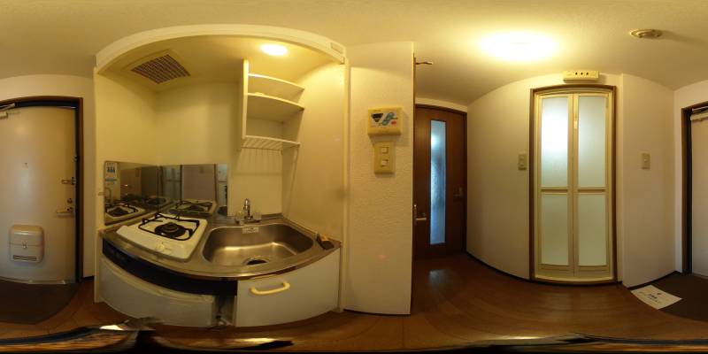 パノラマ画像キッチン