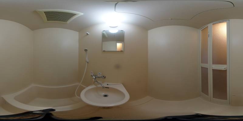 パノラマ画像バスルーム