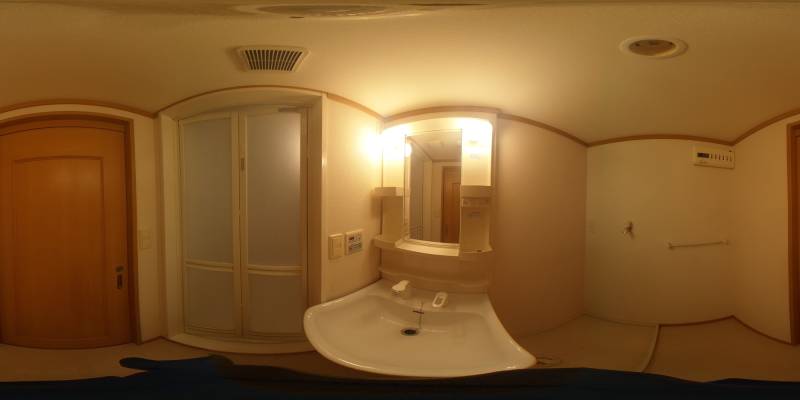 パノラマ画像洗面所