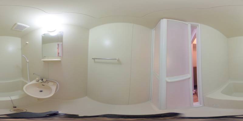 パノラマ画像バスルーム