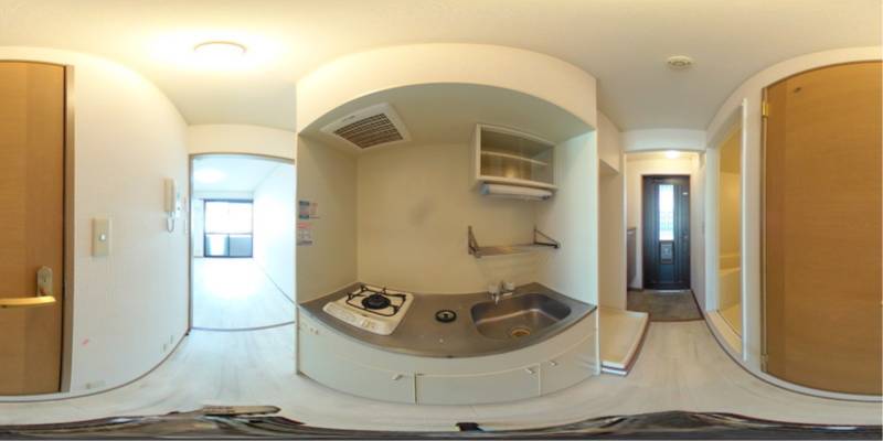 パノラマ画像キッチン