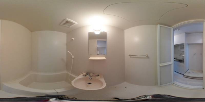 パノラマ画像バスルーム