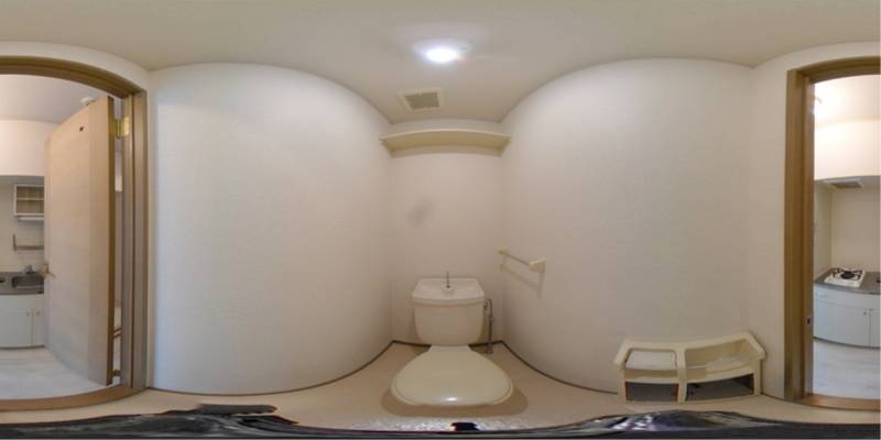 パノラマ画像トイレ