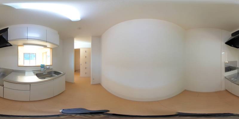 パノラマ画像キッチン