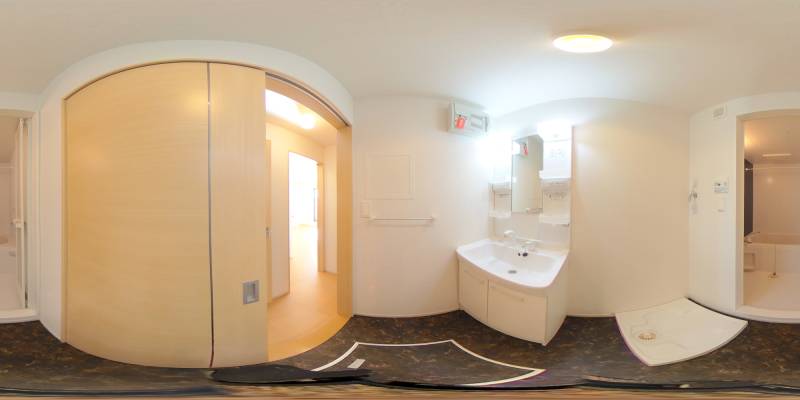 パノラマ画像洗面所