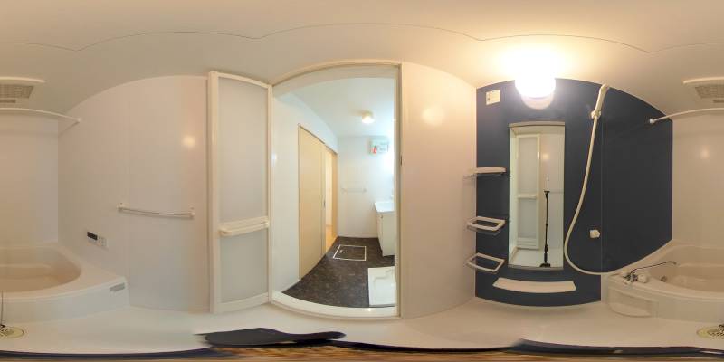 パノラマ画像バスルーム