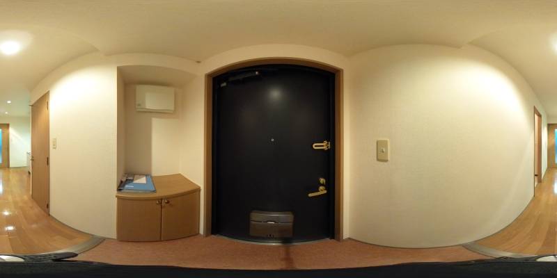 パノラマ画像玄関