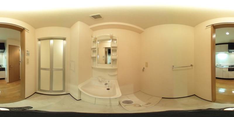 パノラマ画像バスルーム